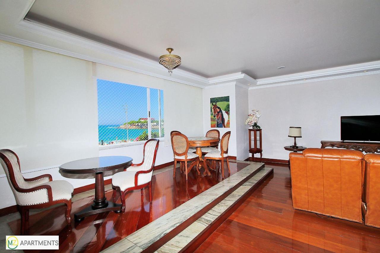 Enorme Sala e 3 quartos suite com vista frontal para o mar no posto 6 em Copacabana para ate 10 pessoas Rio de Janeiro Exterior foto