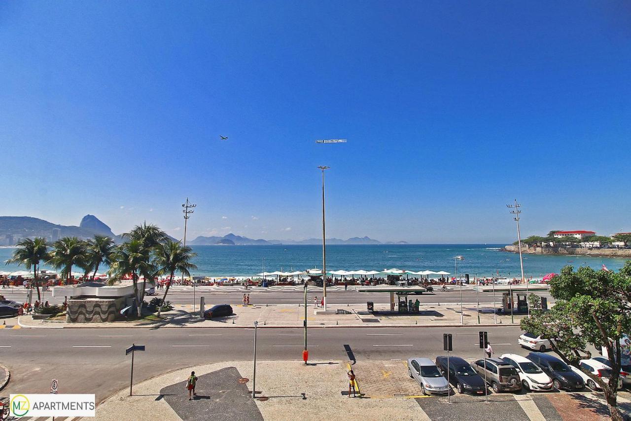 Enorme Sala e 3 quartos suite com vista frontal para o mar no posto 6 em Copacabana para ate 10 pessoas Rio de Janeiro Exterior foto