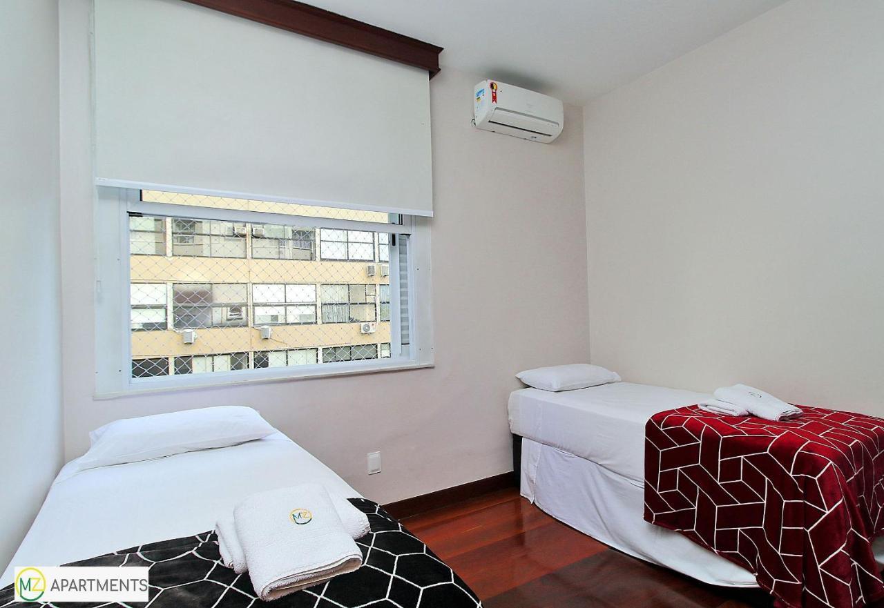 Enorme Sala e 3 quartos suite com vista frontal para o mar no posto 6 em Copacabana para ate 10 pessoas Rio de Janeiro Exterior foto