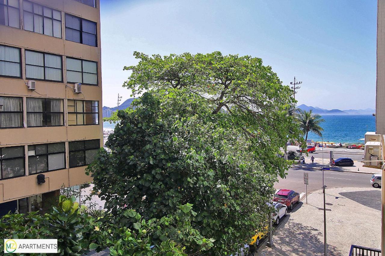 Enorme Sala e 3 quartos suite com vista frontal para o mar no posto 6 em Copacabana para ate 10 pessoas Rio de Janeiro Exterior foto