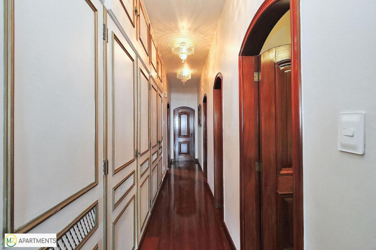 Enorme Sala e 3 quartos suite com vista frontal para o mar no posto 6 em Copacabana para ate 10 pessoas Rio de Janeiro Exterior foto
