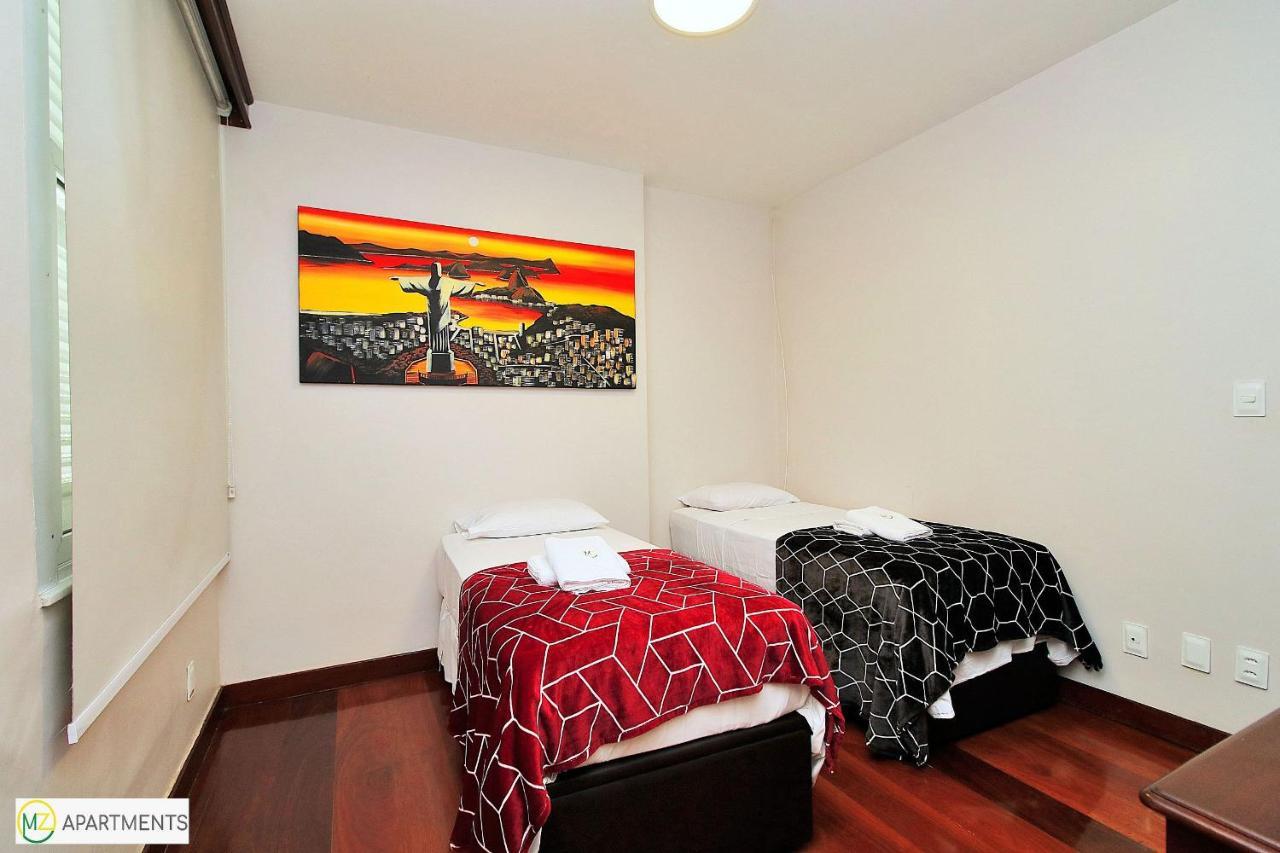 Enorme Sala e 3 quartos suite com vista frontal para o mar no posto 6 em Copacabana para ate 10 pessoas Rio de Janeiro Exterior foto
